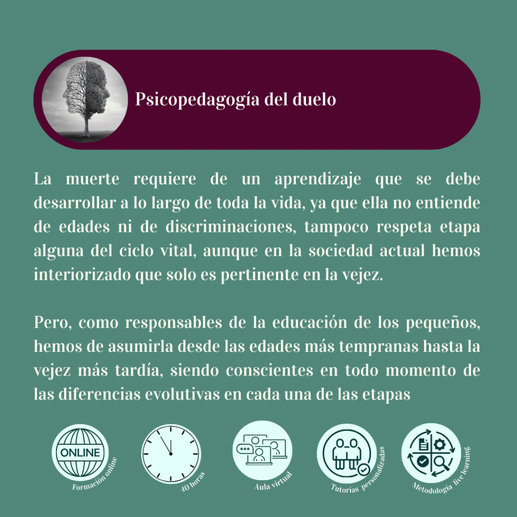 Curso Psicopedagogía del Duelo